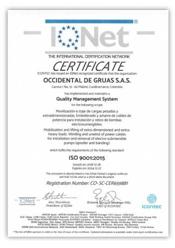 Certificación-ISO-9001-OCCIDENTAL-DE-GRUAS